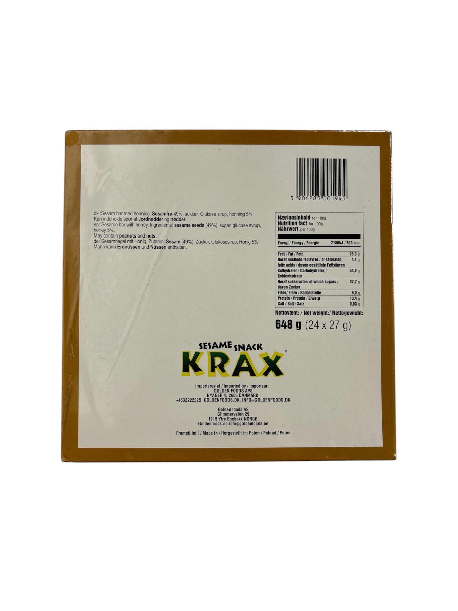 krax - Sesam Snacks Honing