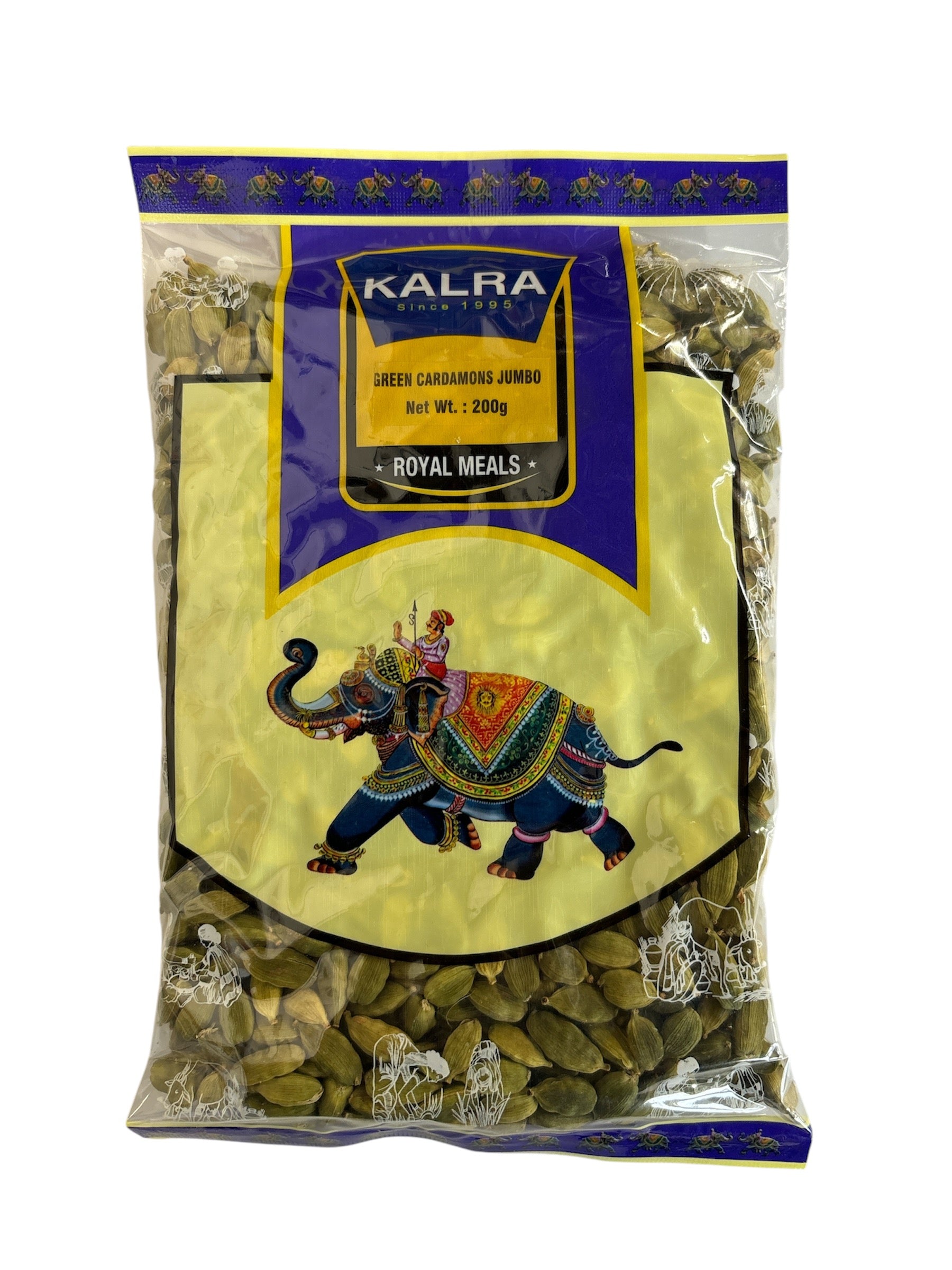 GREEN CARDAMONS JUMBO - 200G