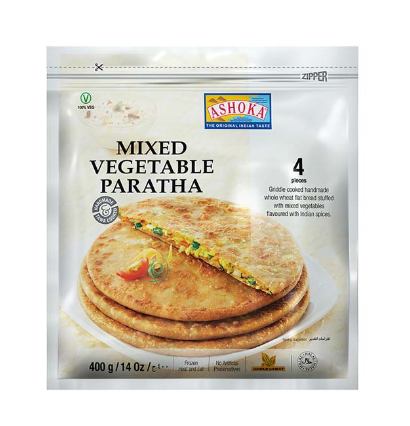 ASHOKA MIXED VEGETABLE PARATHA - 4STK