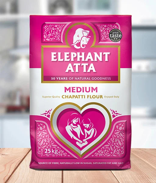 ELEPHANT ATTA MEDIUM - 25kg